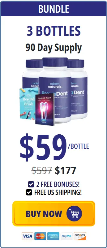 ProvaDent 59 and 3 bottles bundle